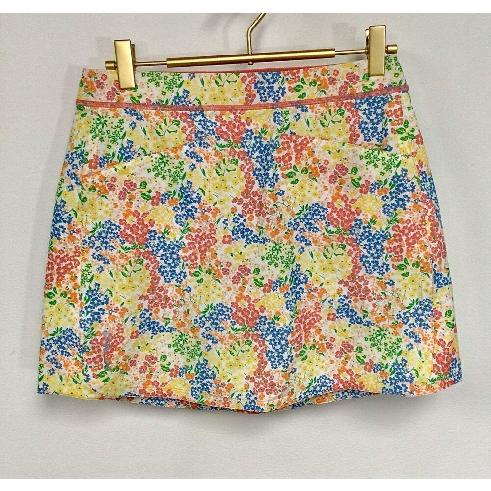 NWT RLX Ralph Lauren Womens Pink Floral Performance Golf‎  Skort Skirt Size XS